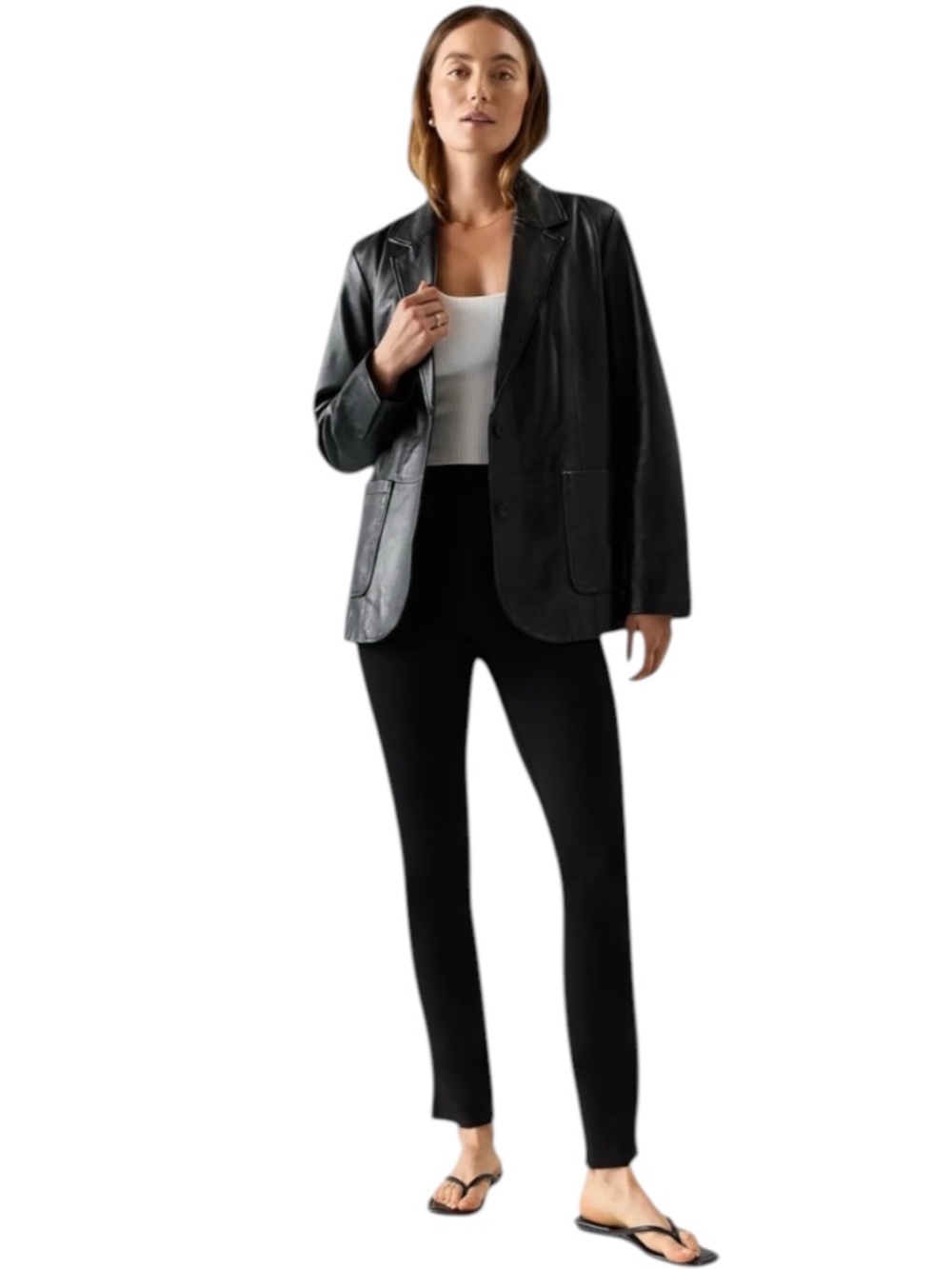 NEW Quince Ultra Stretch Ponte Straight Leg Pants Women's S Modern Corporate